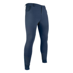 Pantalon homme Sportive basanes en tissu HKM Bleu foncé