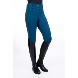 Pantalon Port Royal fond intégral en silicone HKM Bleu foncé Pantalon Port Royal fond intégral en silicone HKM Bleu foncé