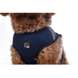 Harnais pour chien Buddy Soft HKM Bleu foncé