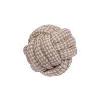 Jouet pour chien Buddy Knot Ball HKM Naturel Marron Jouet pour chien Buddy Knot Ball HKM Naturel Marron