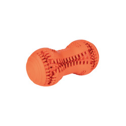Jouet pour chien Buddy Bone II caoutchouc natu. HKM Orange