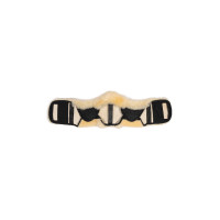 Protège sangle Premium en mouton HKM Naturel Marron Protège sangle Premium en mouton HKM Naturel Marron