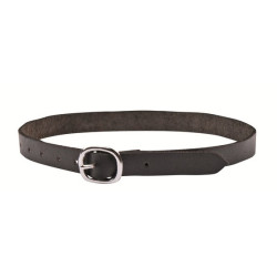 Lanières d'éperon en cuir HKM Noir