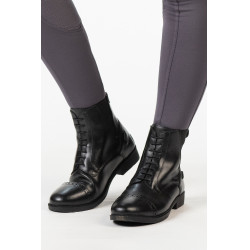 Boots en cuir synthétique Sheffield Style HKM Noir