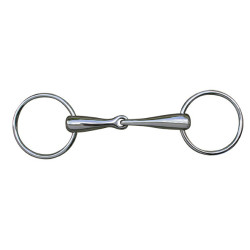 Mors à anneaux 18 mm en titane HKM Mors à anneaux 18 mm en titane HKM