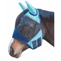 Masque anti-mouches Lissabon Style HKM Bleu aqua Masque anti-mouches Lissabon Style HKM Bleu aqua