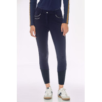 Pantalon polaire équitation Harcour Jaipur Marine