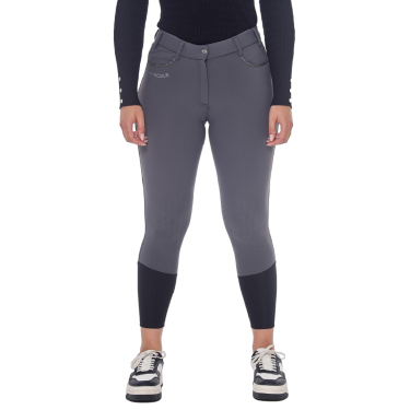 Pantalon polaire équitation Harcour Jaipur Gris anthracite