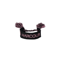 Bracelet Harcour Octobre Rose Noir / rose