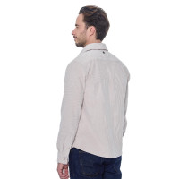 Chemise Velours Harcour Shavi homme Ivoire Beige