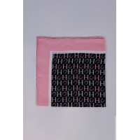 Foulard Harcour Sarja Noir / rose / blanc Foulard Harcour Sarja Noir / rose / blanc