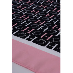 Foulard Harcour Sarja Noir / rose / blanc Foulard Harcour Sarja Noir / rose / blanc
