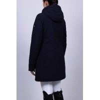 Parka longue Harcour Robertah femme Marine