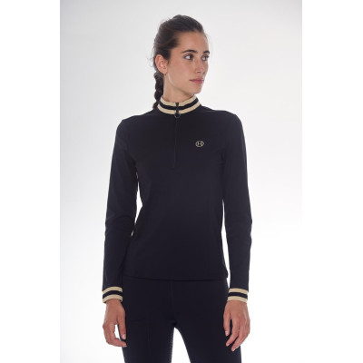 Polo Technique Harcour Alpha femme Noir