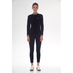 Polo Technique Harcour Alpha femme Noir Polo Technique Harcour Alpha femme Noir