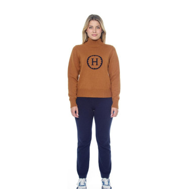 Pull Harcour Plaza femme Golden Yellow Jaune