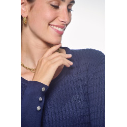 Pull Harcour Pompadou femme Marine Bleu marine Pull Harcour Pompadou femme Marine Bleu marine