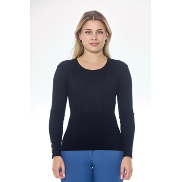 Pull Harcour Pompadou femme Noir