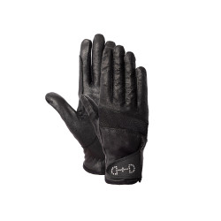 Gants cuir et mesh femme Horze Noir Gants cuir et mesh femme Horze Noir