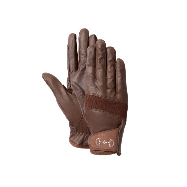 Gants cuir et mesh femme Horze Marron Gants cuir et mesh femme Horze Marron