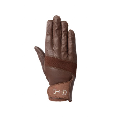 Gants cuir et mesh femme Horze Marron Gants cuir et mesh femme Horze Marron