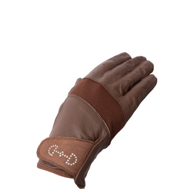 Gants cuir et mesh femme Horze Marron Gants cuir et mesh femme Horze Marron