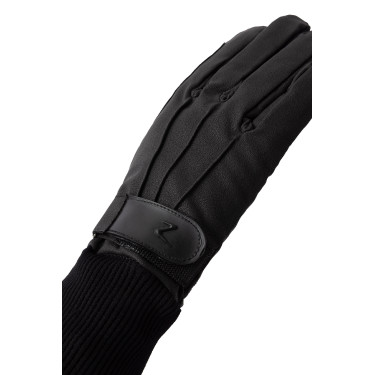 Gants en cuir PU doublés polaire Horze Gants en cuir PU doublés polaire Horze
