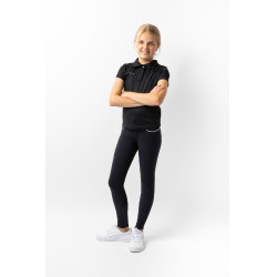 Polo fonctionnel à manches courtes Denise enfant Horze Bleu marine foncé