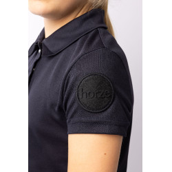 Polo fonctionnel à manches courtes Denise enfant Horze Bleu marine foncé