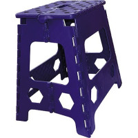 Tabouret-marchepied pliant Hippo-Tonic Marine / ciel