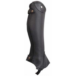 Mini chaps cuir Schubert T de T Noir Mini chaps cuir Schubert T de T Noir