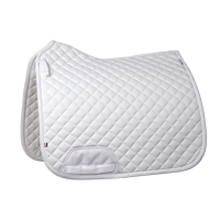 Tapis de selle Kinglsand dressage KLNatan Blanc