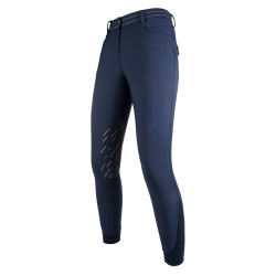 Pantalon softshell Elegance Style basanes silicone HKM Bleu foncé Pantalon softshell Elegance Style basanes silicone HKM Bleu foncé