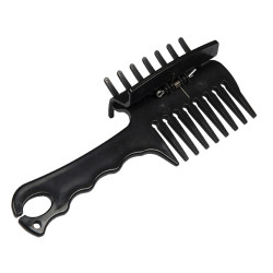 Peigne avec aide à tresser HKM Noir Peigne avec aide à tresser HKM Noir