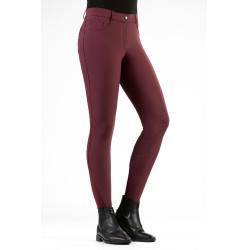Pantalon Sunshine fond intégral en silicone HKM Bordeaux Pantalon Sunshine fond intégral en silicone HKM Bordeaux