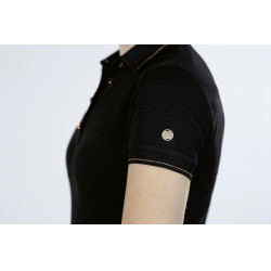 Polo Rosegold Glamour Style HKM Noir / or rose Polo Rosegold Glamour Style HKM Noir / or rose