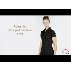 Polo Rosegold Glamour Style HKM Noir / or rose Polo Rosegold Glamour Style HKM Noir / or rose