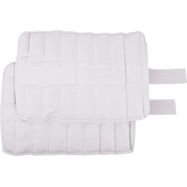Sous-bandes avec fermeture Velcro HKM Blanc