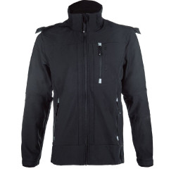 Veste softshell HKM Sport homme Noir
