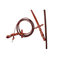 Rêne avec caoutchouc HKM Marron Rêne avec caoutchouc HKM Marron