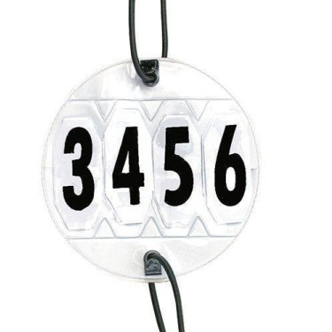 Porte numéro de concours HKM par paire réglable Porte numéro de concours HKM par paire réglable