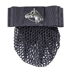 Barrette avec filet HKM Noir Barrette avec filet HKM Noir