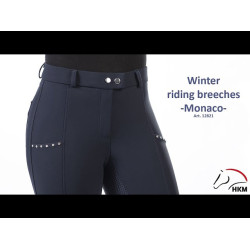 Pantalon Monaco fond intégral en silicone HKM Bleu foncé