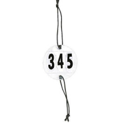 Numéros de tétière 3 chiffres réglable HKM Blanc Numéros de tétière 3 chiffres réglable HKM Blanc