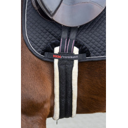 Sangle Teddy HKM Noir / crème