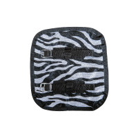 Rallonge de poitrail pour couverture anti-mouches HKM Noir / blanc Rallonge de poitrail pour couverture anti-mouches HKM Noir / blanc