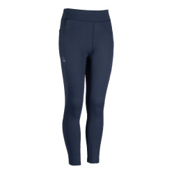 Legging Alice Kids fond intégral en silicone HKM Bleu foncé Legging Alice Kids fond intégral en silicone HKM Bleu foncé
