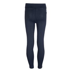 Legging Alice Kids fond intégral en silicone HKM Bleu foncé Legging Alice Kids fond intégral en silicone HKM Bleu foncé