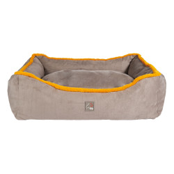 Lit pour chien Anam Cara Comfort HKM Taupe / doré jaune Gris