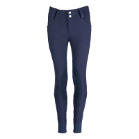 Pantalon Hunter Kids basanes en Alos HKM Bleu foncé